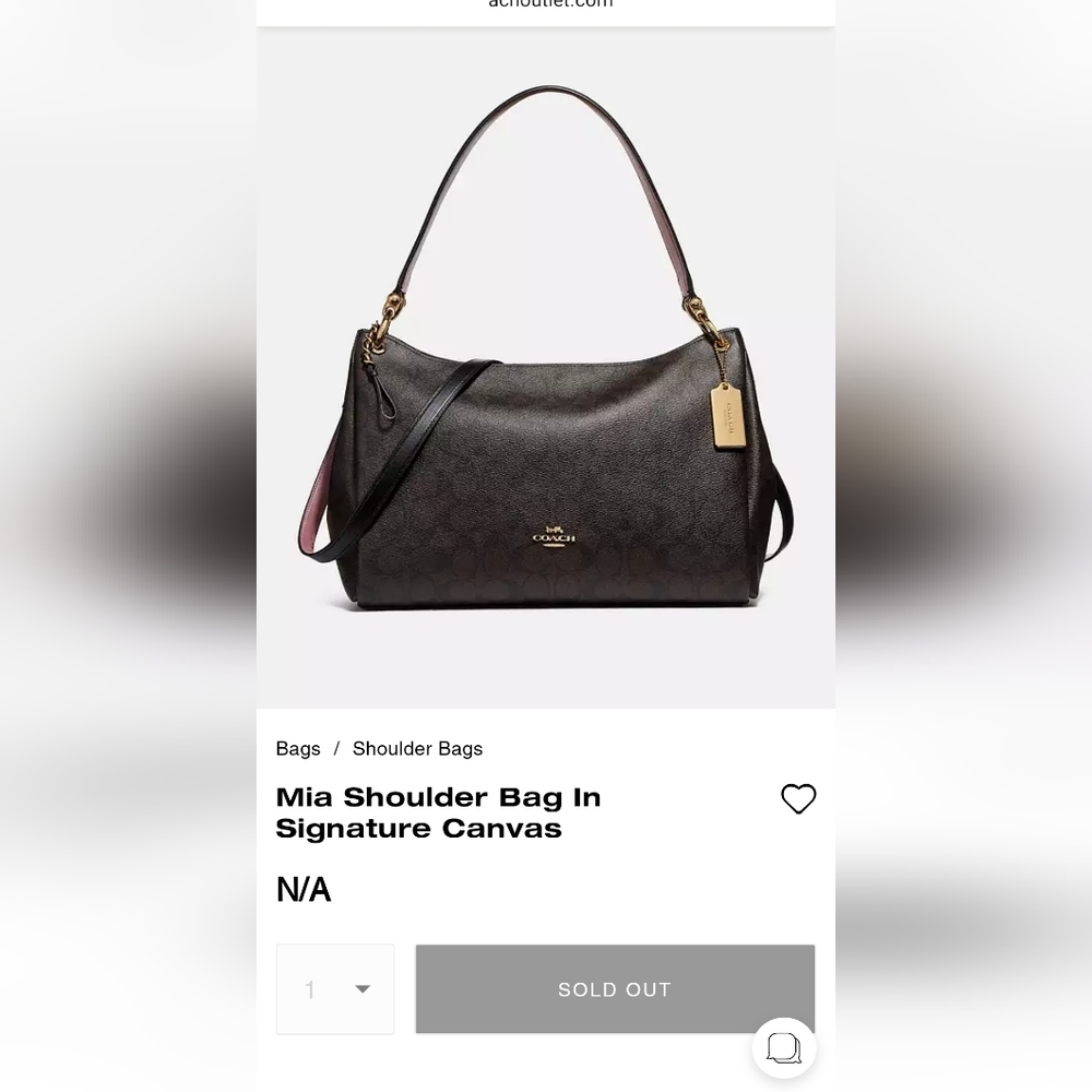Coach Mia Shoulder Bag